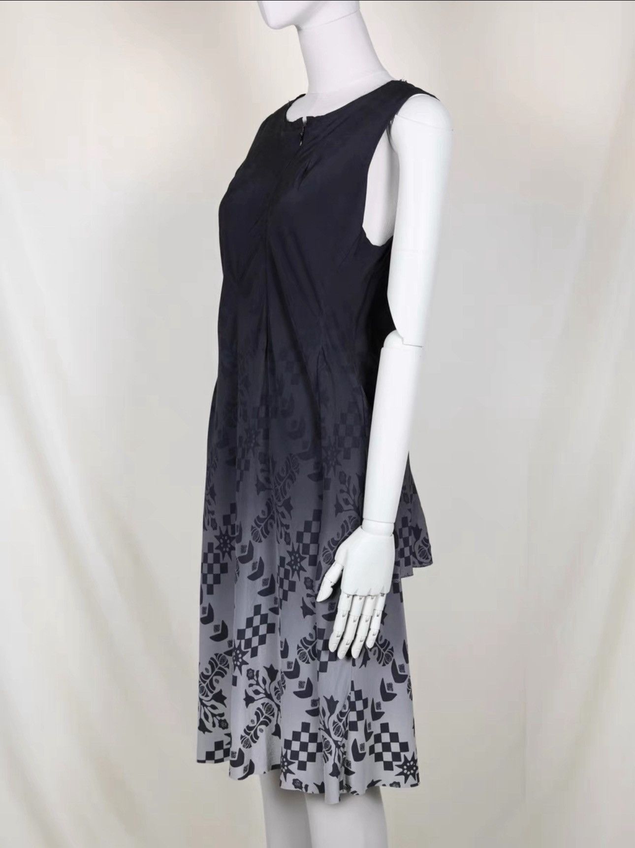 Yohji Yamamoto Yohji Yamamoto 09SS Gradient Floral Dress Size S / US 4 / IT 40 - 2 Thumbnail