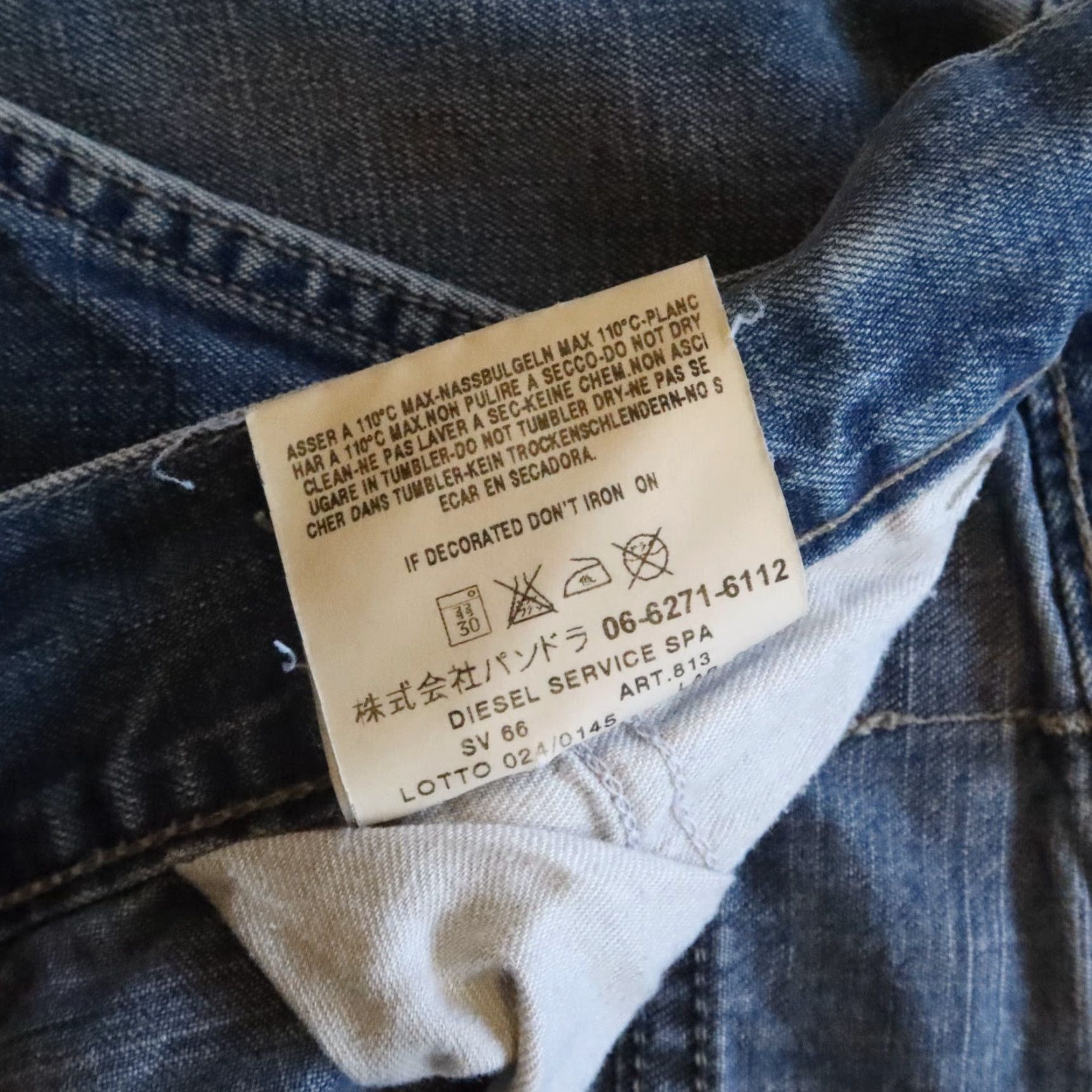 Diesel VINTAGE Diesel Jeans Baggy Denim 33 Blue 90s Mens Jeans Vintage 90s Diesel Denim Jeans Size 33 Men Baggy Blue 90s Size US 33 - 7 Thumbnail