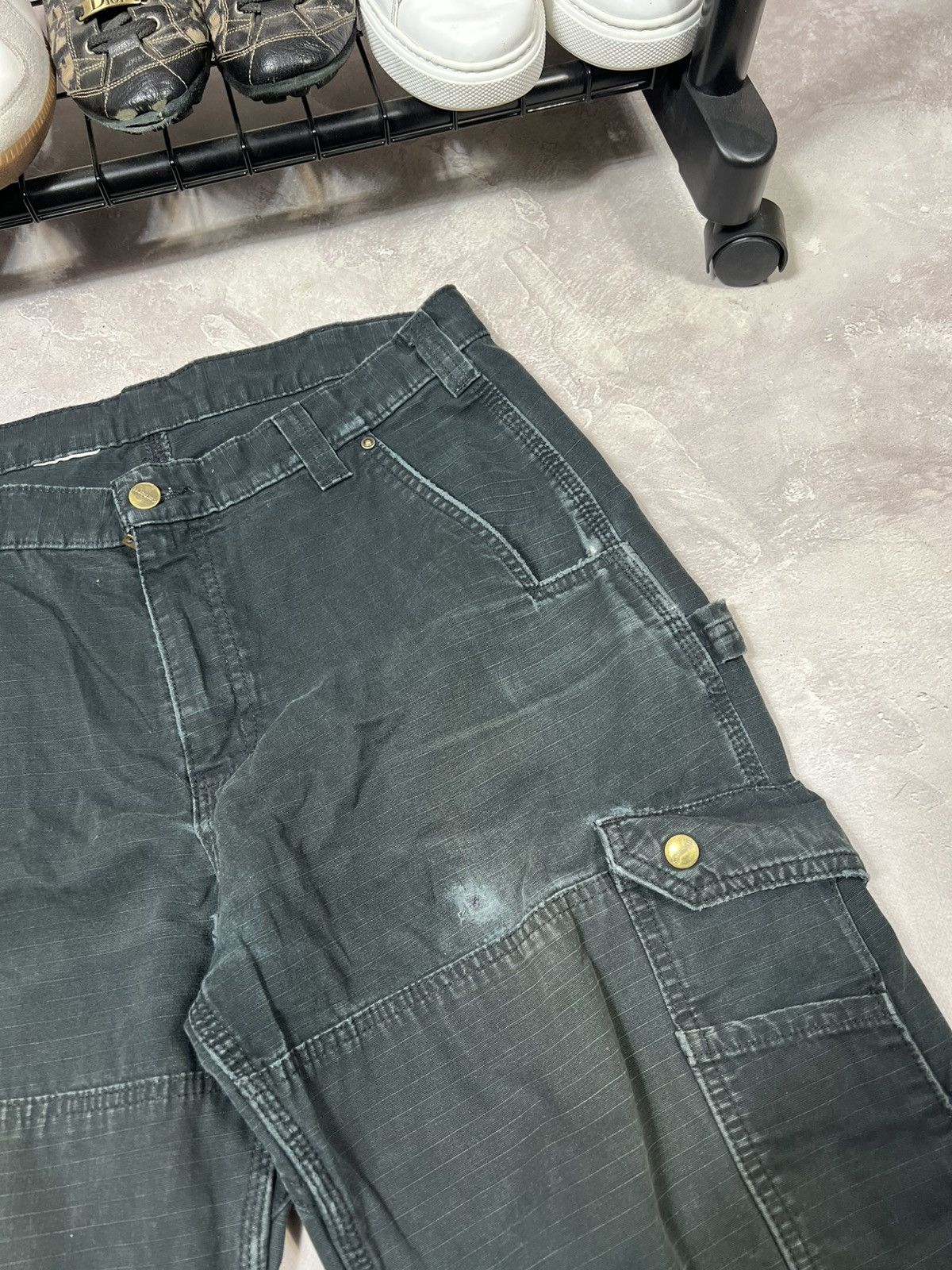 Carhartt Vintage Carhartt Distressed Workwear Baggy Cargo Pants Size US 32 / EU 48 - 12 Thumbnail