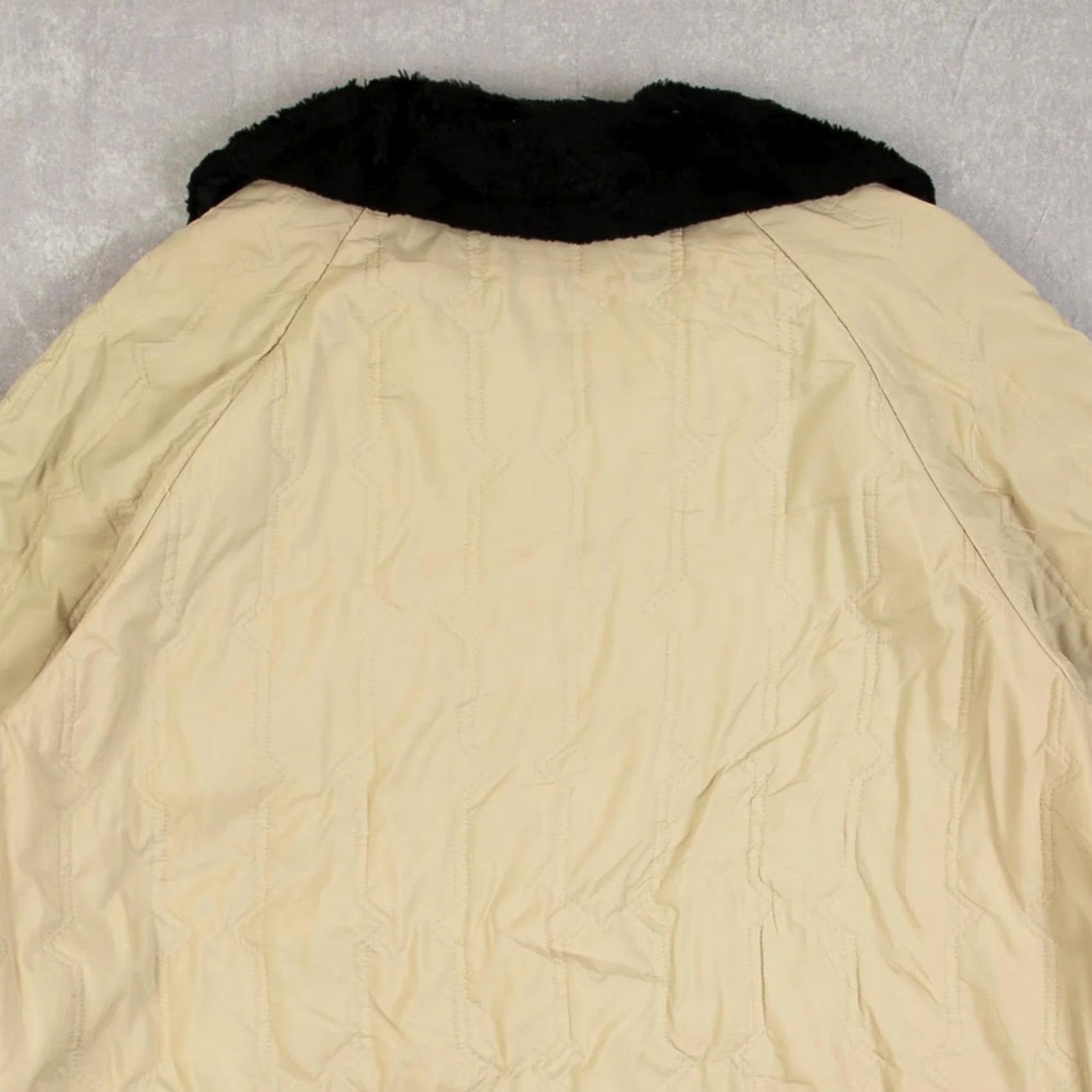 Vintage VINTAGE 90s Sherpa Collar Panelled Jacket XS? (Error) Size XL / US 12-14 / IT 48-50 - 4 Thumbnail