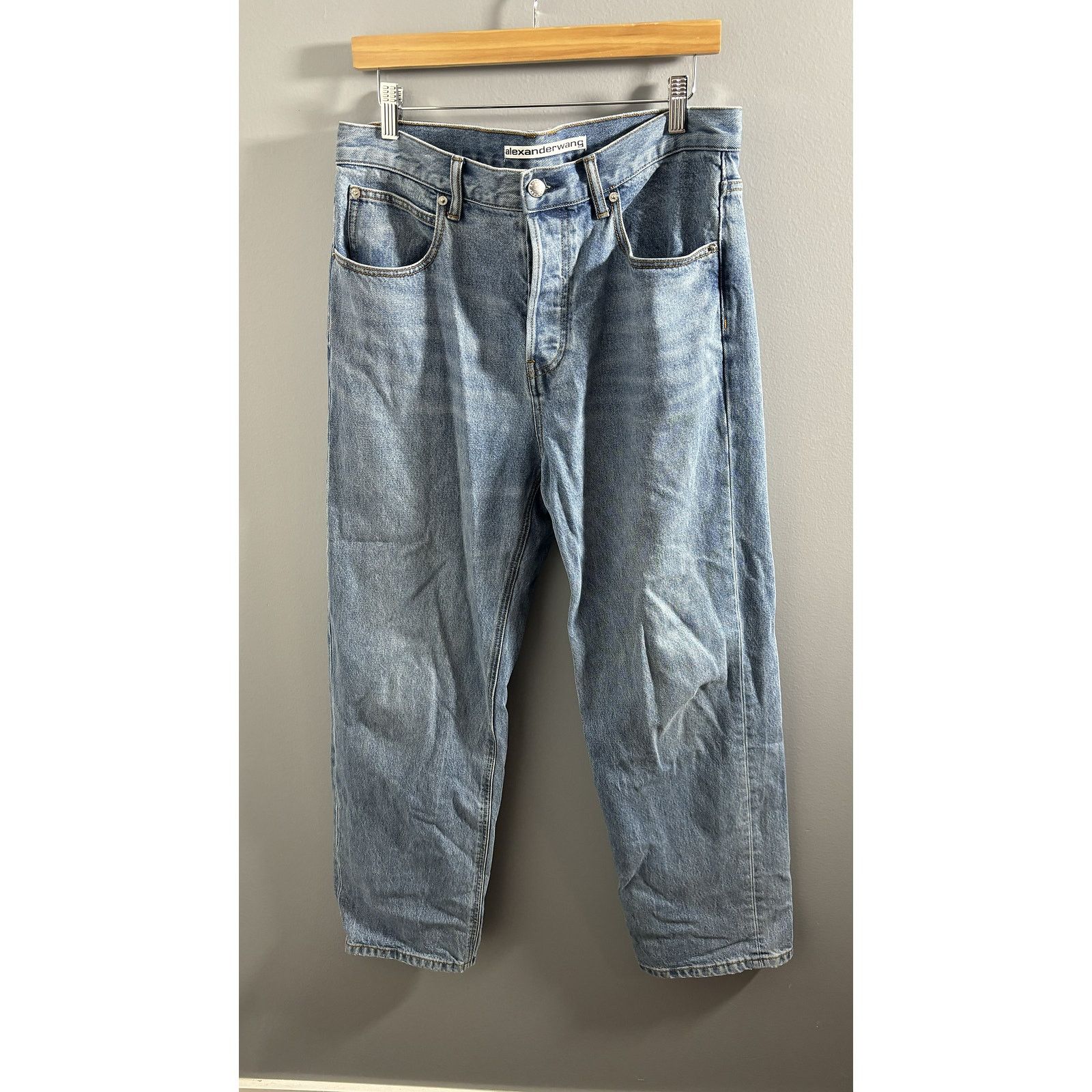 Alexander Wang Alexander Wang Blue Baggy Jean Size 28" / US 6 / IT 42 - 2 Thumbnail