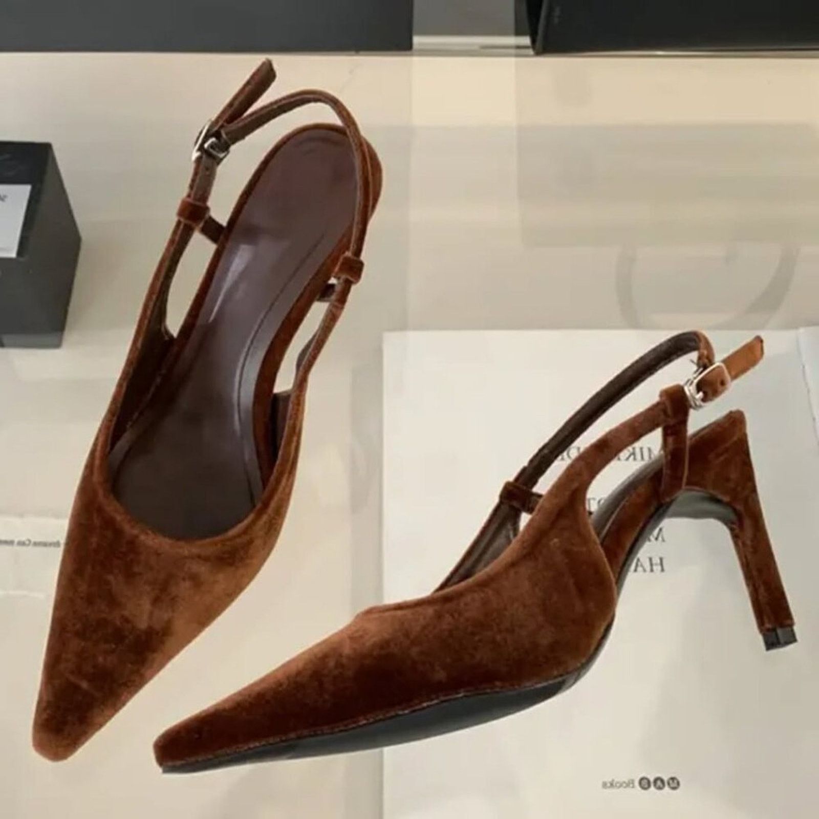 Zara RARE!!! ZARA Pointed Toe Heels NWT Size US 8 / IT 38 - 4 Thumbnail