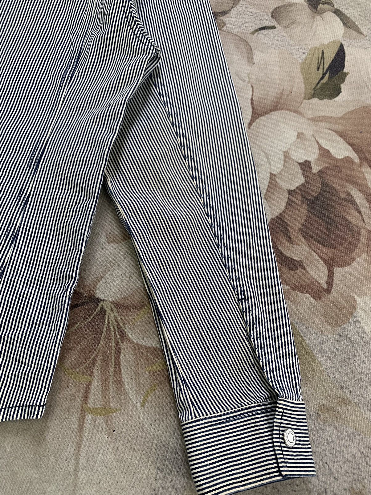 Japanese Brand Hickory Stripes Back Point Jacket Size US M / EU 48-50 / 2 - 10 Thumbnail