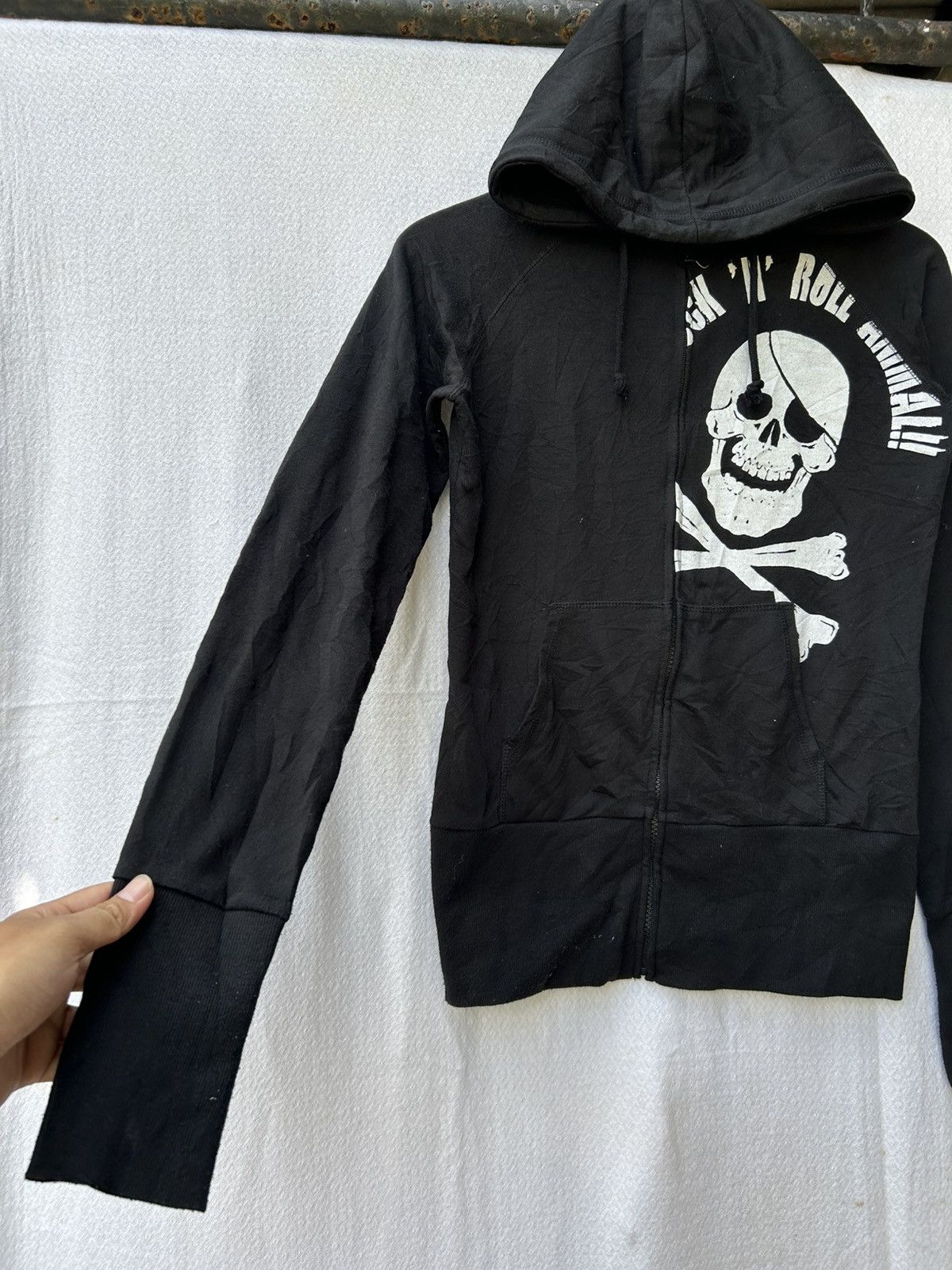 Hysteric Glamour Glad News 'Rock n Roll' Animal!! Zipper Skull Hoodie Size US S / EU 44-46 / 1 - 4 Thumbnail