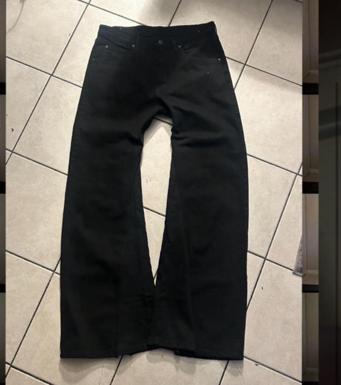 Other Black Flared jeans Size US 36 / EU 52 - 3 Thumbnail