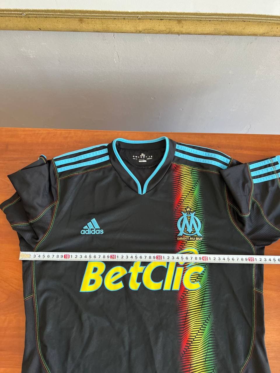 Adidas 2010/11 OLYMPIQUE MARSEILLE THIRD SOCCER JERSEY SHIRT ADIDAS Size US M / EU 48-50 / 2 - 13 Thumbnail