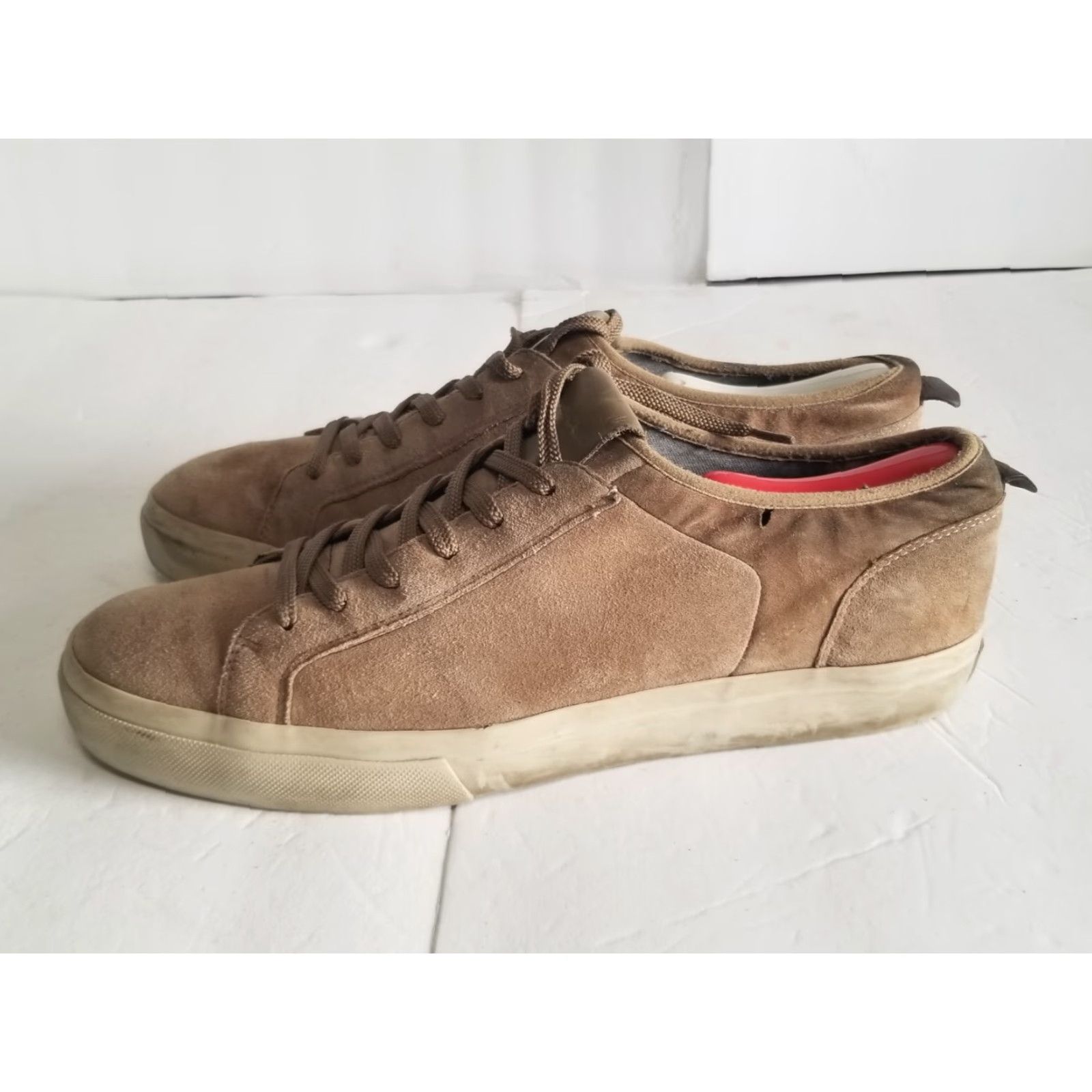 Vince Vince Sneaker Brown Suede Lace Up Size 10.5 M See Pics Mens Athletic Shoes Size US 11 / EU 44 - 5 Thumbnail
