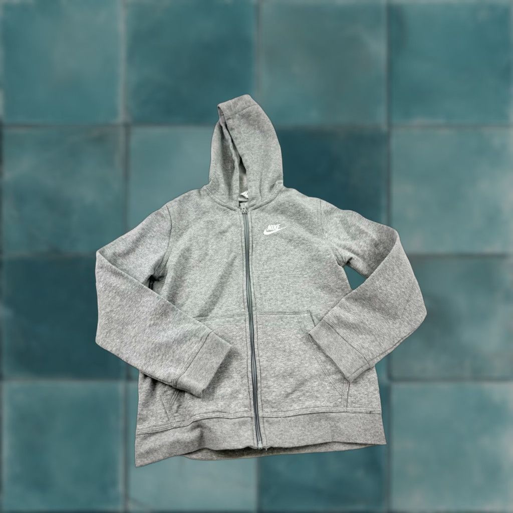 グレー　Stussy x Nike Fleece Zip Up Hoodie Nike x Stussy - Full-Zip Fleece Hoodie – Premier