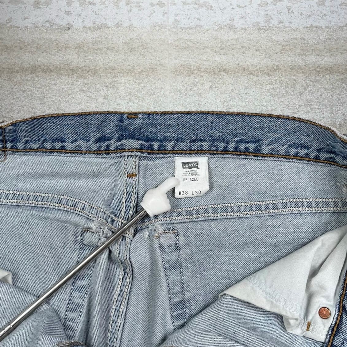 Levi's Vintage 90s Levis Jeans 540 38x30 Relaxed Fit Light Wash Size US 38 / EU 54 - 7 Thumbnail