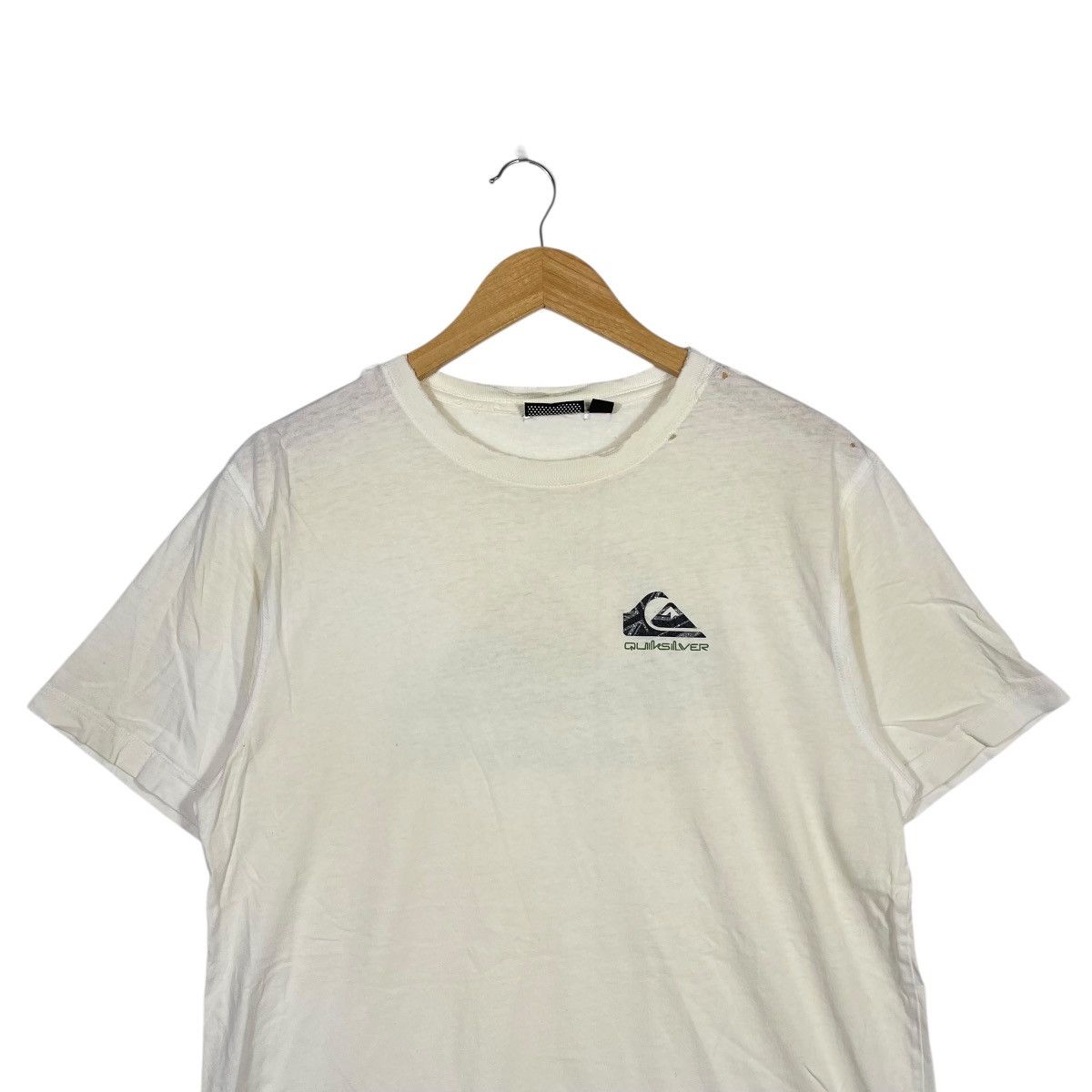 Quiksilver Quiksilver Double Sided Logo Tee White Surf Skate Streetwear Size US L / EU 52-54 / 3 - 3 Thumbnail