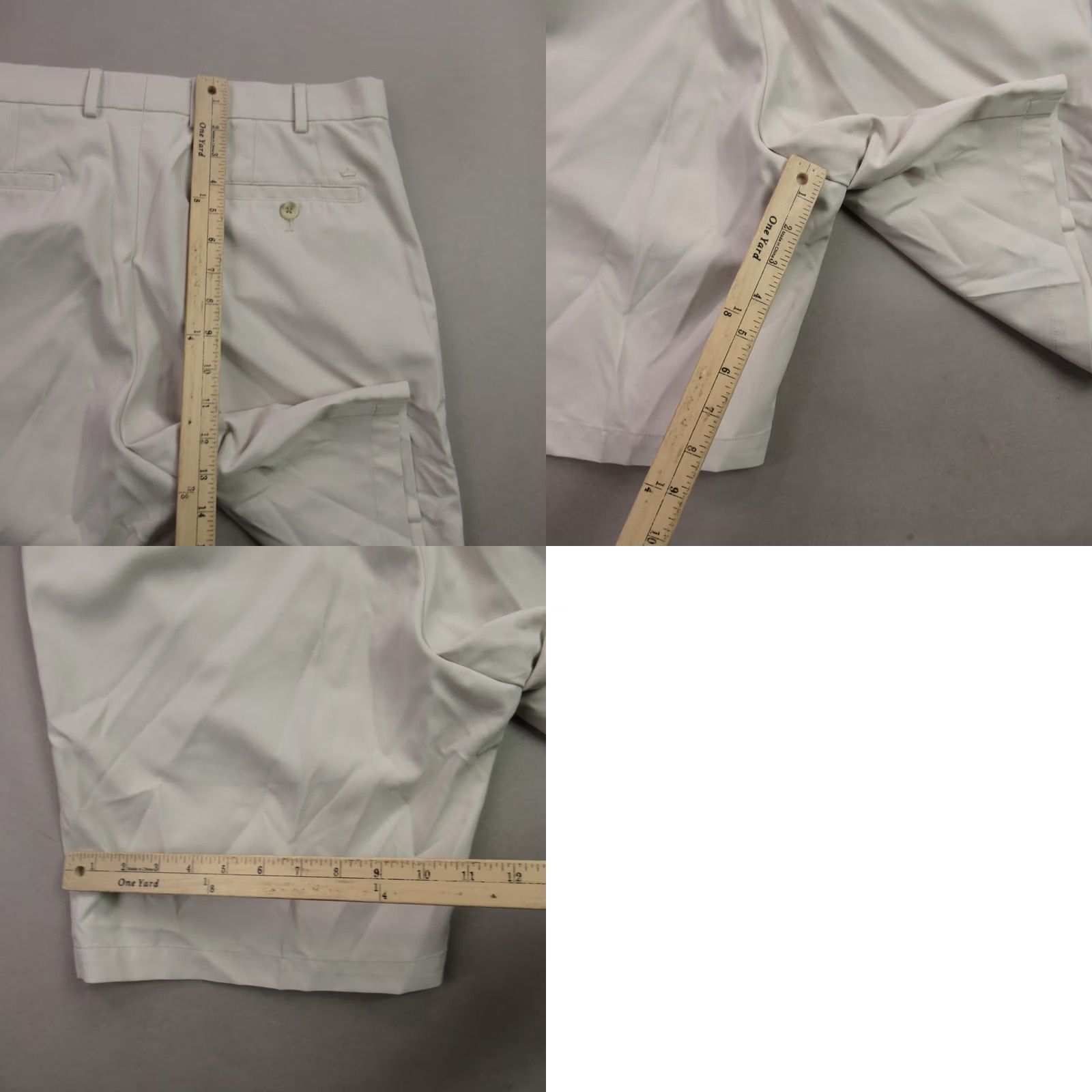 Peter Millar Peter Millar Shorts Mens 35 Chino Pockets Golf Button Lightweight Outdoor Ivory Size US 35 - 8 Thumbnail