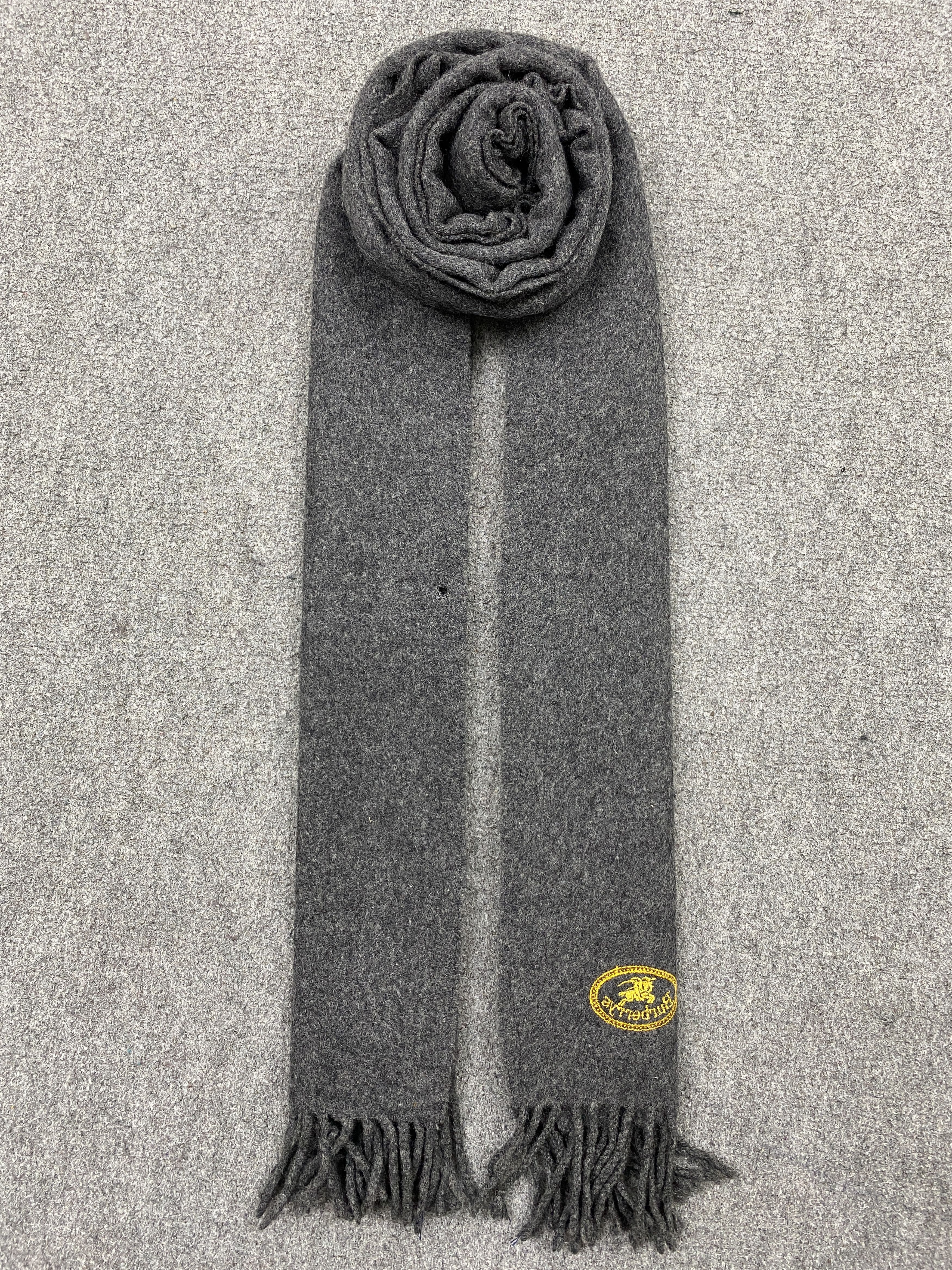 Burberry Burberry Wool Big Muffler Neckwear SC0128 Size ONE SIZE - 2 Thumbnail