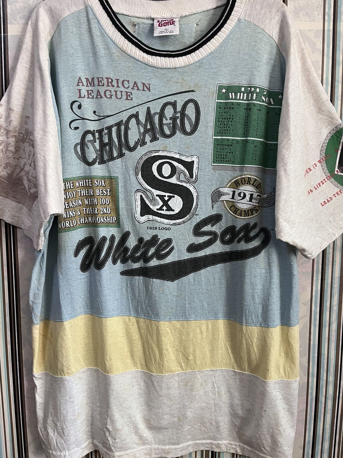Vintage Chicago white sox distress #F4 Size US XL / EU 56 / 4 - 3 Thumbnail
