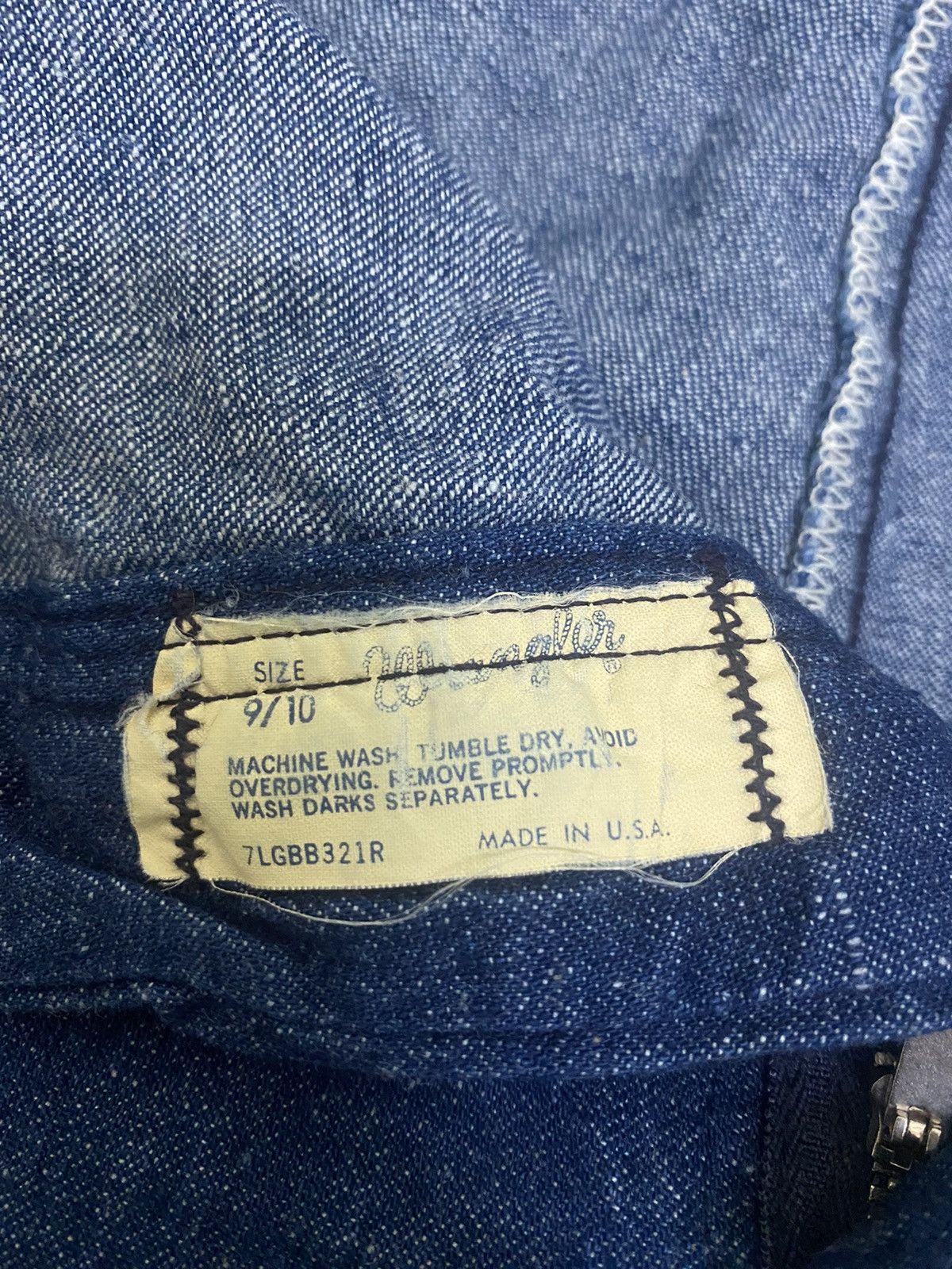 Vintage Vintage 70’s Wrangler Flared Bell Bottom Jeans Size 26" / US 2 / IT 38 - 6 Thumbnail