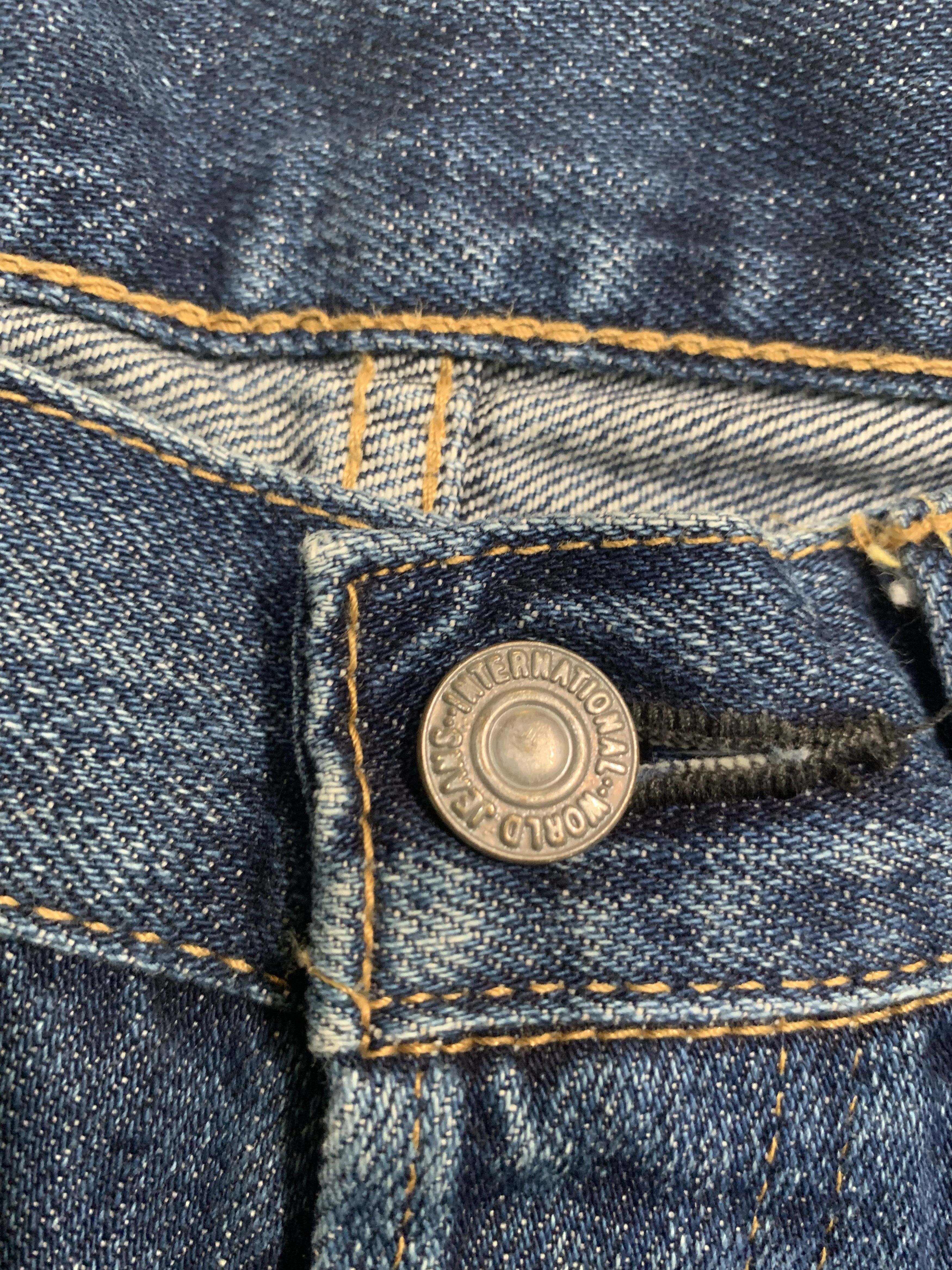 Kapital UNKNOWN BRAND JAPANESE SELVEDGE BUTTON FLY DISTRESSED DENIM Size US 32 / EU 48 - 18 Thumbnail