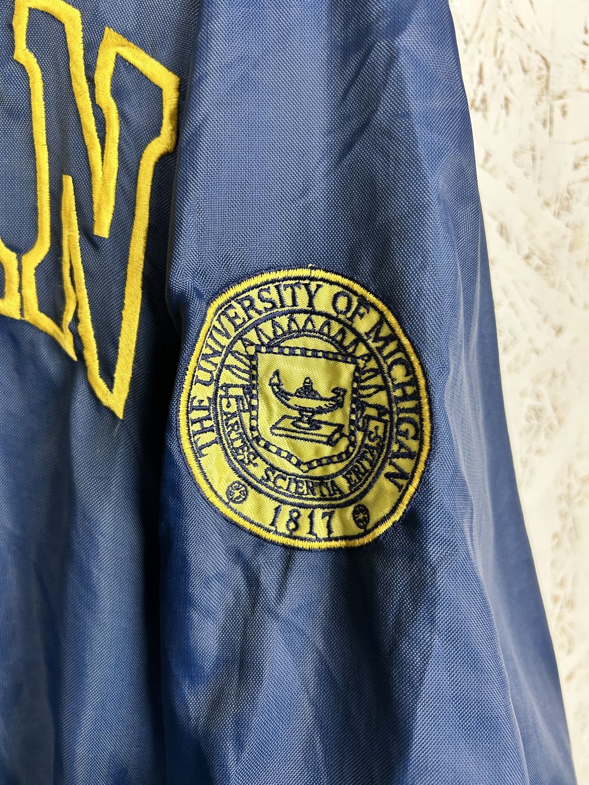 Pro Player 90s Pro Player Michigan Wolverines University Nylon Sweat Size US L / EU 52-54 / 3 - 3 Thumbnail