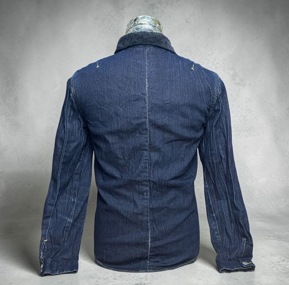 Morgan Homme Morgan Homme Denim Shirt Size US M / EU 48-50 / 2 - 2 Thumbnail