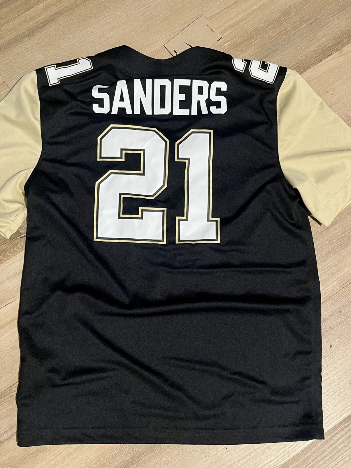 Nike Nike Prime Jersey Mens Medium Black 21 Sanders Football Size US M / EU 48-50 / 2 - 6 Thumbnail