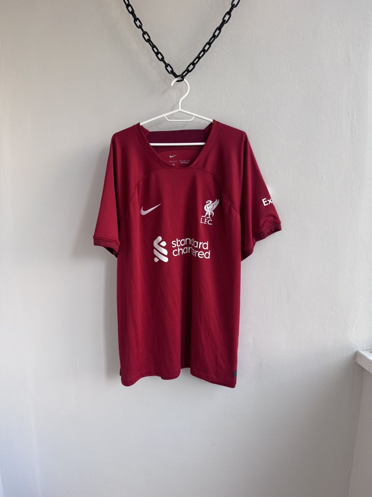 Nike Liverpool 2022 2023 Henderson Football Shirt Soccer Jersey Size US XXL / EU 58 / 5 - 2 Thumbnail