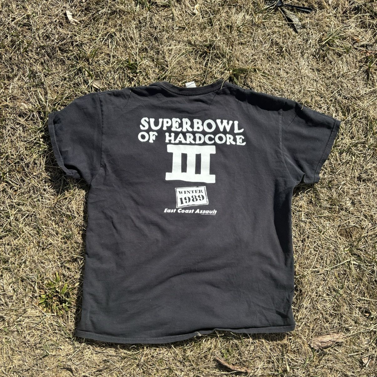 Band Tees × Vintage Warzone Super Bowl of Hardcore 3 shirt Size US XL / EU 56 / 4 - 2 Thumbnail