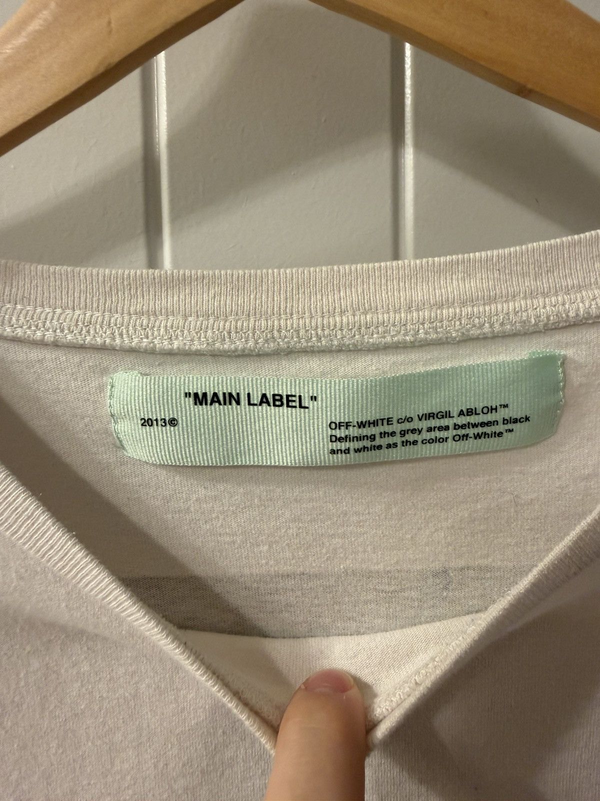 Off-White Painting arrows white tee Size US S / EU 44-46 / 1 - 6 Thumbnail