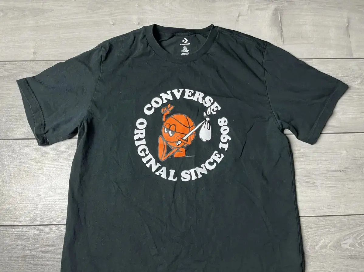 Converse Converse Tshirt basketball ball size Large Size US L / EU 52-54 / 3 - 3 Thumbnail