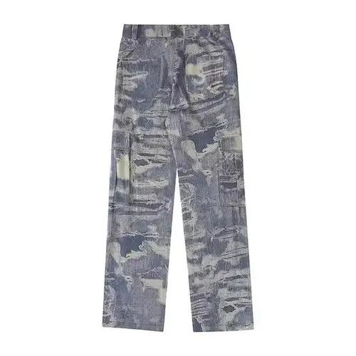 Jean Tie dye Technical denim cargo pants Men Size US 33 - 2 Thumbnail