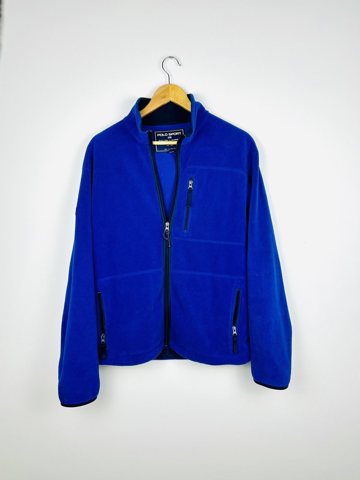 Polo Ralph Lauren × Ralph Lauren Sport Niebieski męski polar Polo Sport Ralph Lauren M Size US M / EU 48-50 / 2 - 1 Thumbnail