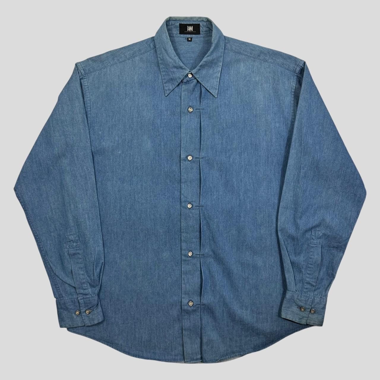 Issey Miyake Issey Miyake 00’s Pleat Detailed Metal Button Shirt - M Size US M / EU 48-50 / 2 - 1 Thumbnail