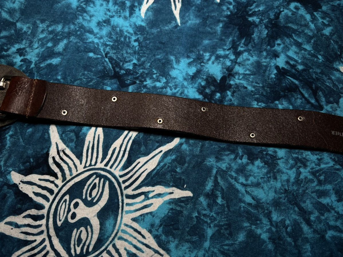 Leather Vintage rodeo Leather Belt Saddler Cowboy Size 30 - 9 Thumbnail