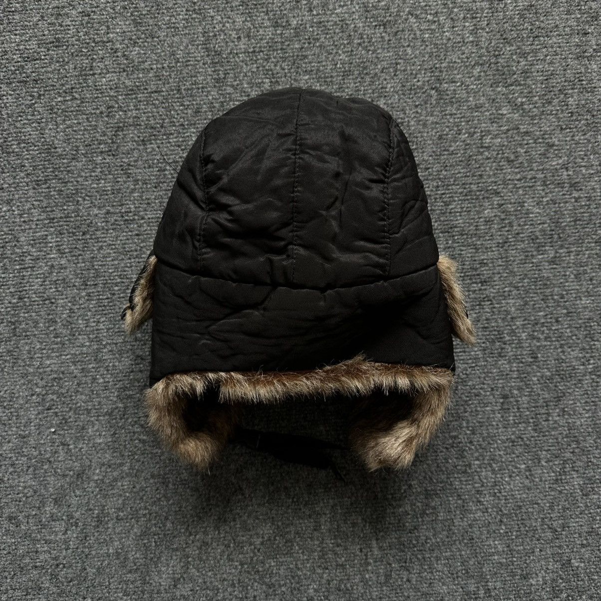 20471120 VTG Travis Scott Style Faux Fur Ushanka Hat Cap Y2K 00s USA Size ONE SIZE - 7 Thumbnail