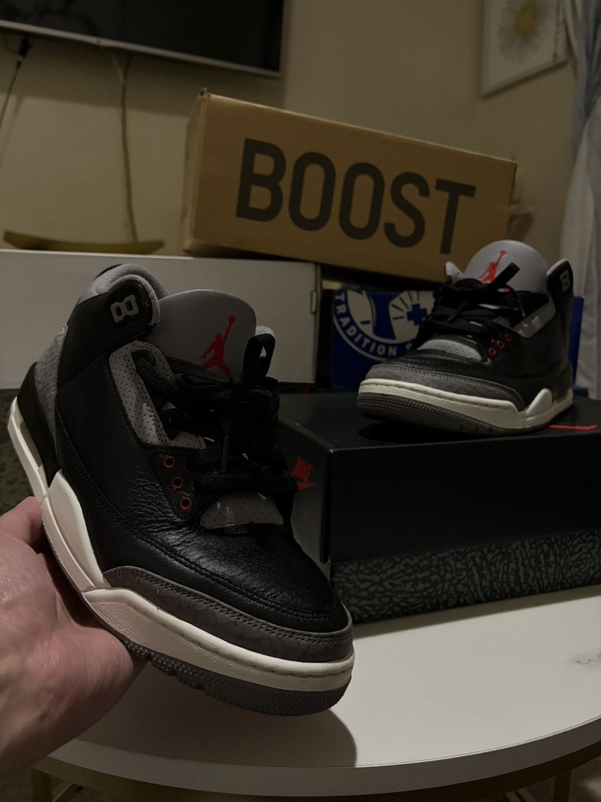 Nike Nike Jordan 3 ‘Black Cement’ Reimagined 2024 Size US 9.5 / EU 42-43 - 1 Thumbnail