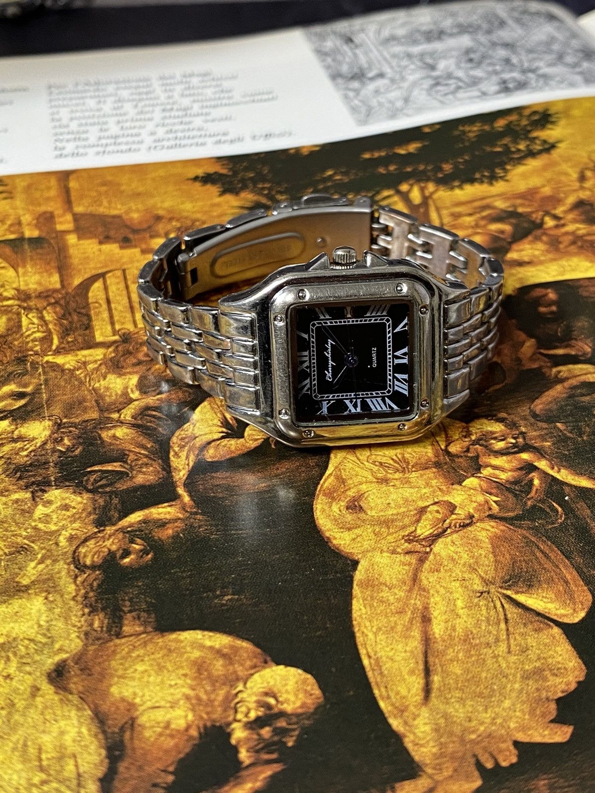 Jewelry Tank Watch Square Dial Classic Style Size ONE SIZE - 2 Thumbnail