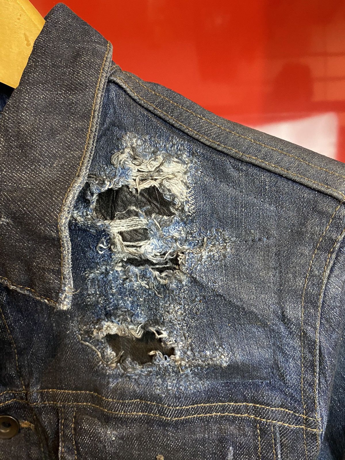 Shellac distressed shellac jeans jacket archives Size US M / EU 48-50 / 2 - 8 Thumbnail