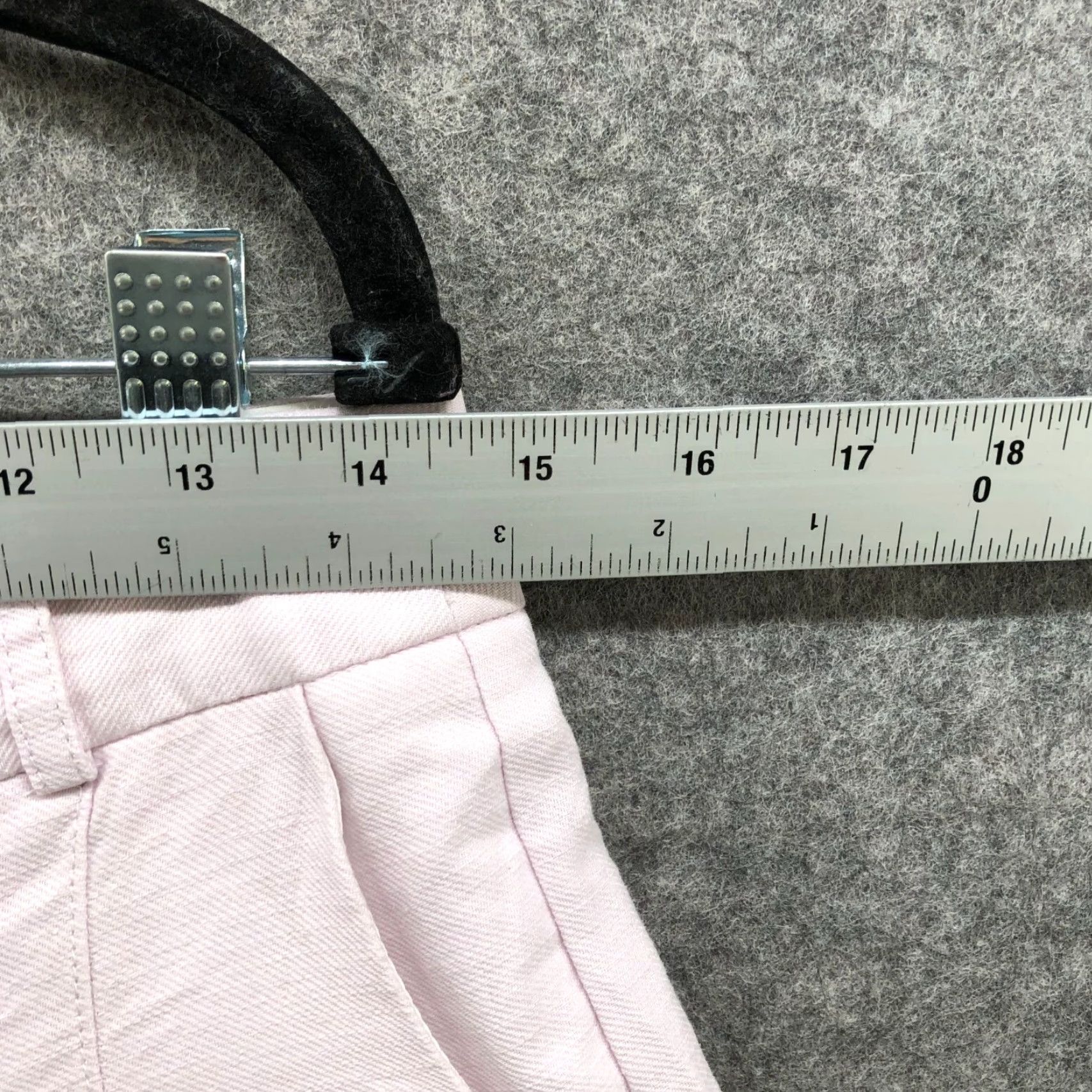Topshop TOPSHOP Linen Blend Culotte Shorts Womens 8 Light Pink Pleated High Waist Casual Size 30" / US 8 / IT 44 - 5 Thumbnail