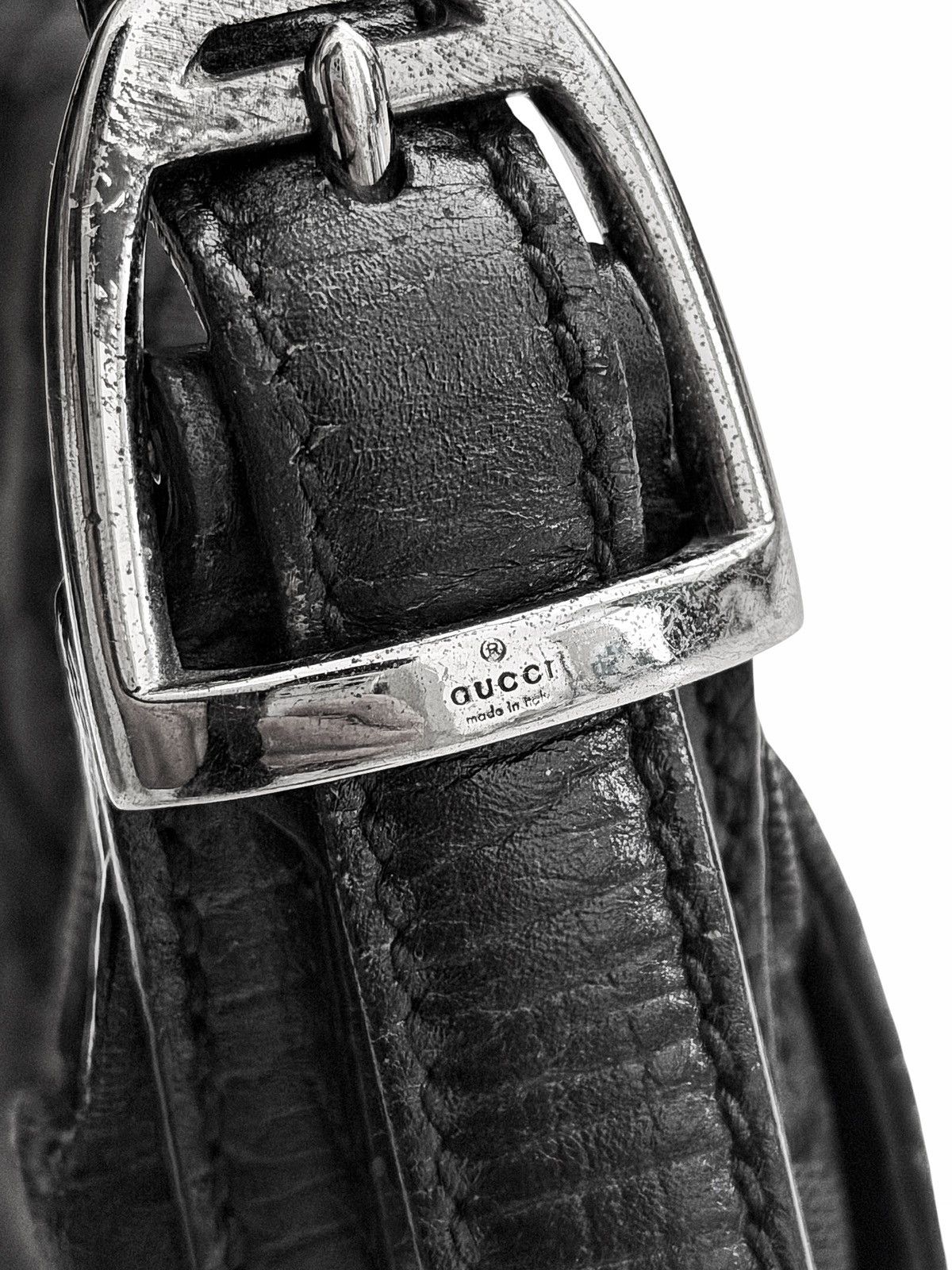 Gucci Tom Ford Horse Bit Canvas Monogram Hobo Bag Size ONE SIZE - 4 Thumbnail