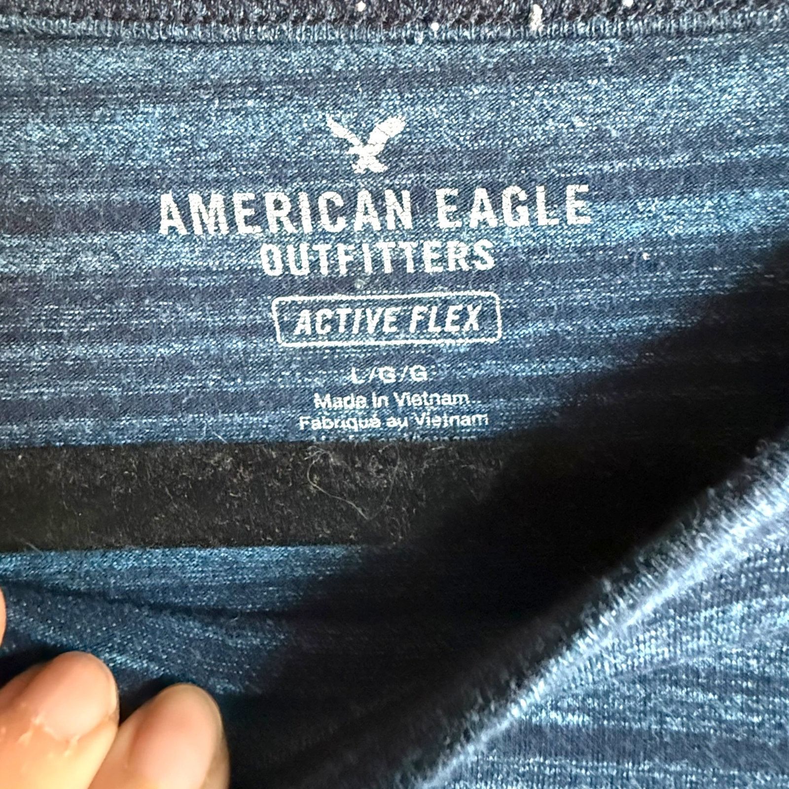 American Eagle Outfitters American Eagle Outfitters Graphic Tee Shirt Blue Heather L Size US L / EU 52-54 / 3 - 4 Thumbnail