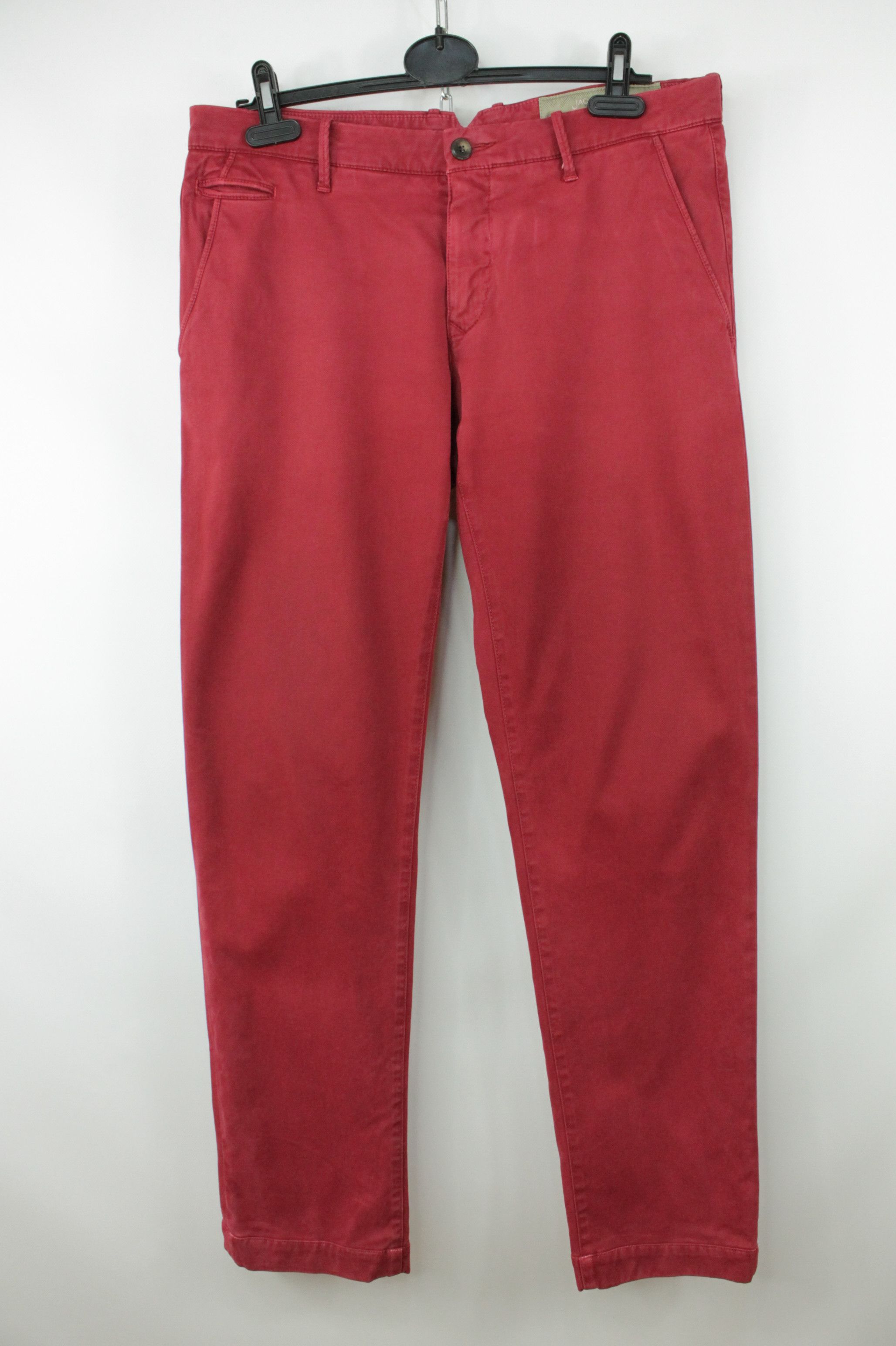 Jacob Cohen Jacob Cohen Bobby Comfort Slim Fit Red Chino Pants Size US 33 - 2 Thumbnail