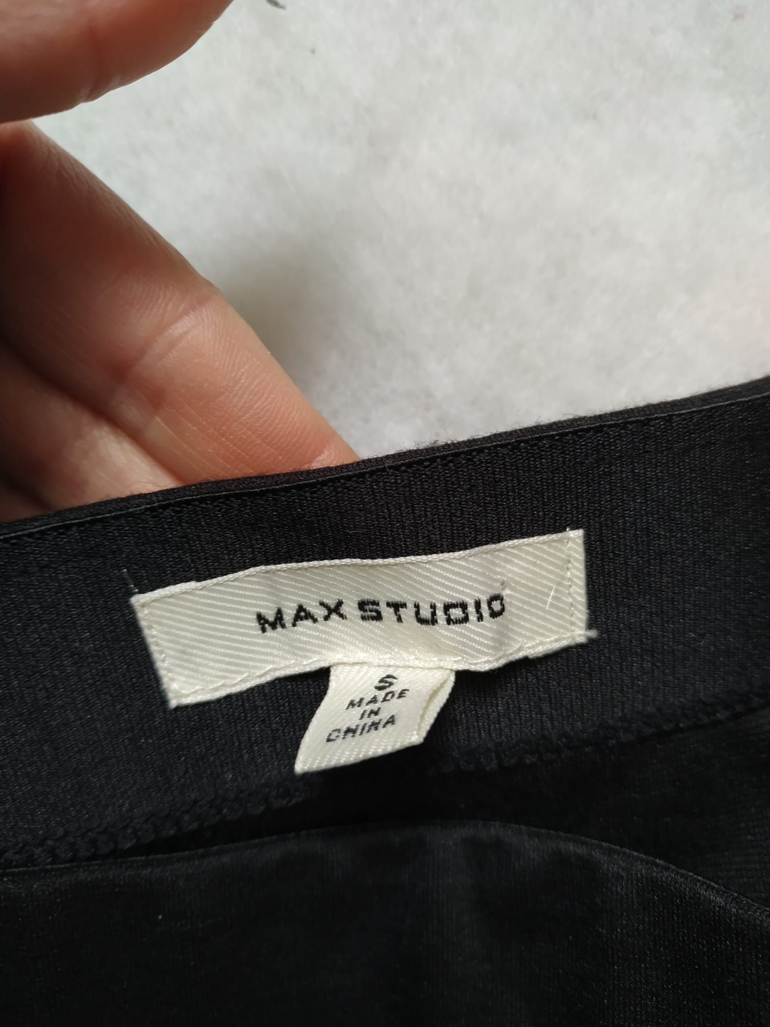 Other Max Studio skirt, S, black, with frill, maxi, viscose Size 26" / US 2 / IT 38 - 5 Thumbnail
