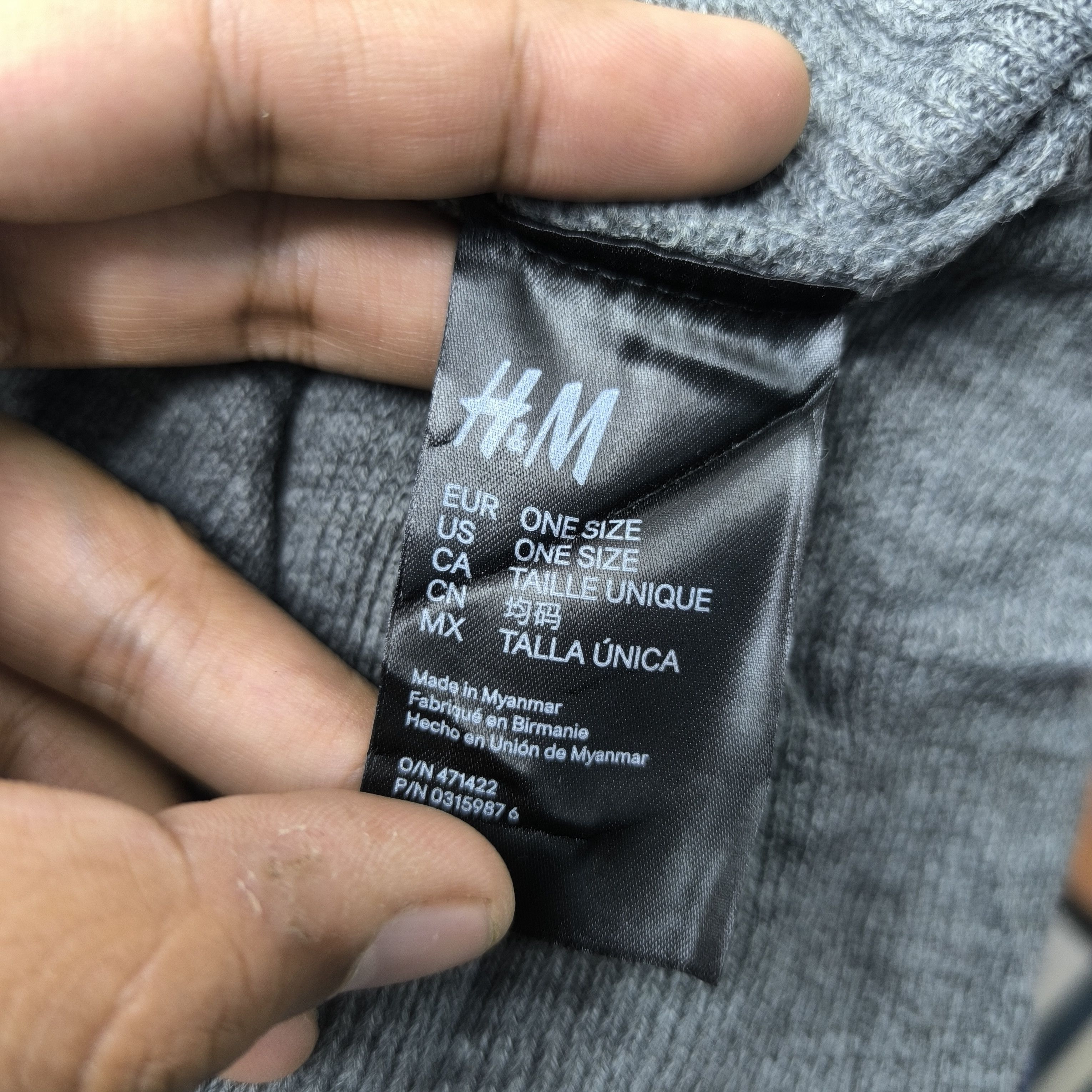 Japanese Brand 💥 H&m black label pull on beanie hat Size ONE SIZE - 3 Thumbnail