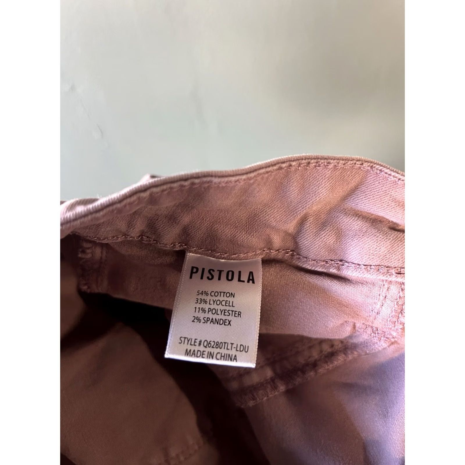 Pistola Pistola Hailey High Rise Button Front Straight Pant Purple 30 Size 30" / US 8 / IT 44 - 4 Thumbnail