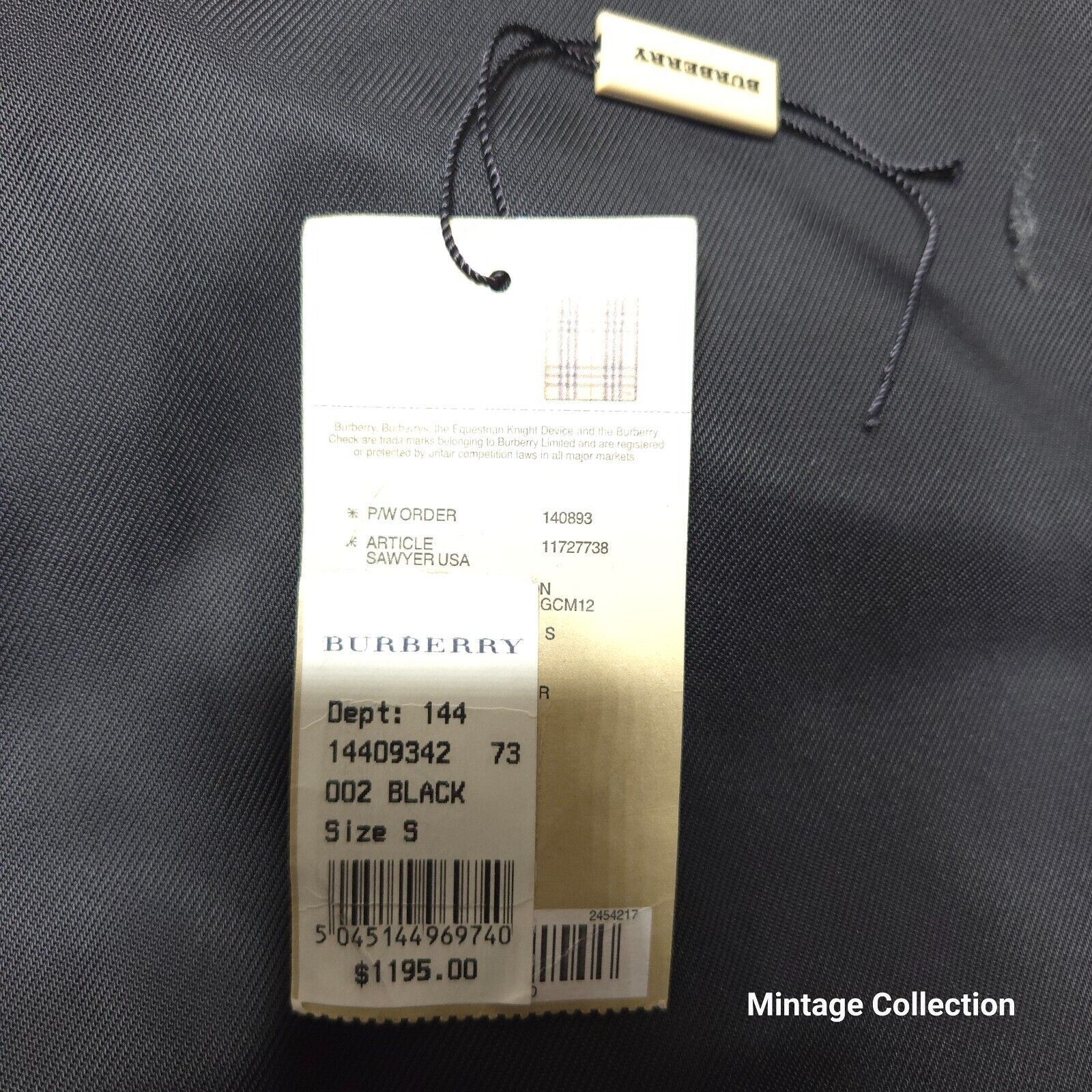 Burberry BURBERRY BLACK WEATHER-PROOF MILITARY PARKA DOWN JACKET S Size US S / EU 44-46 / 1 - 12 Thumbnail