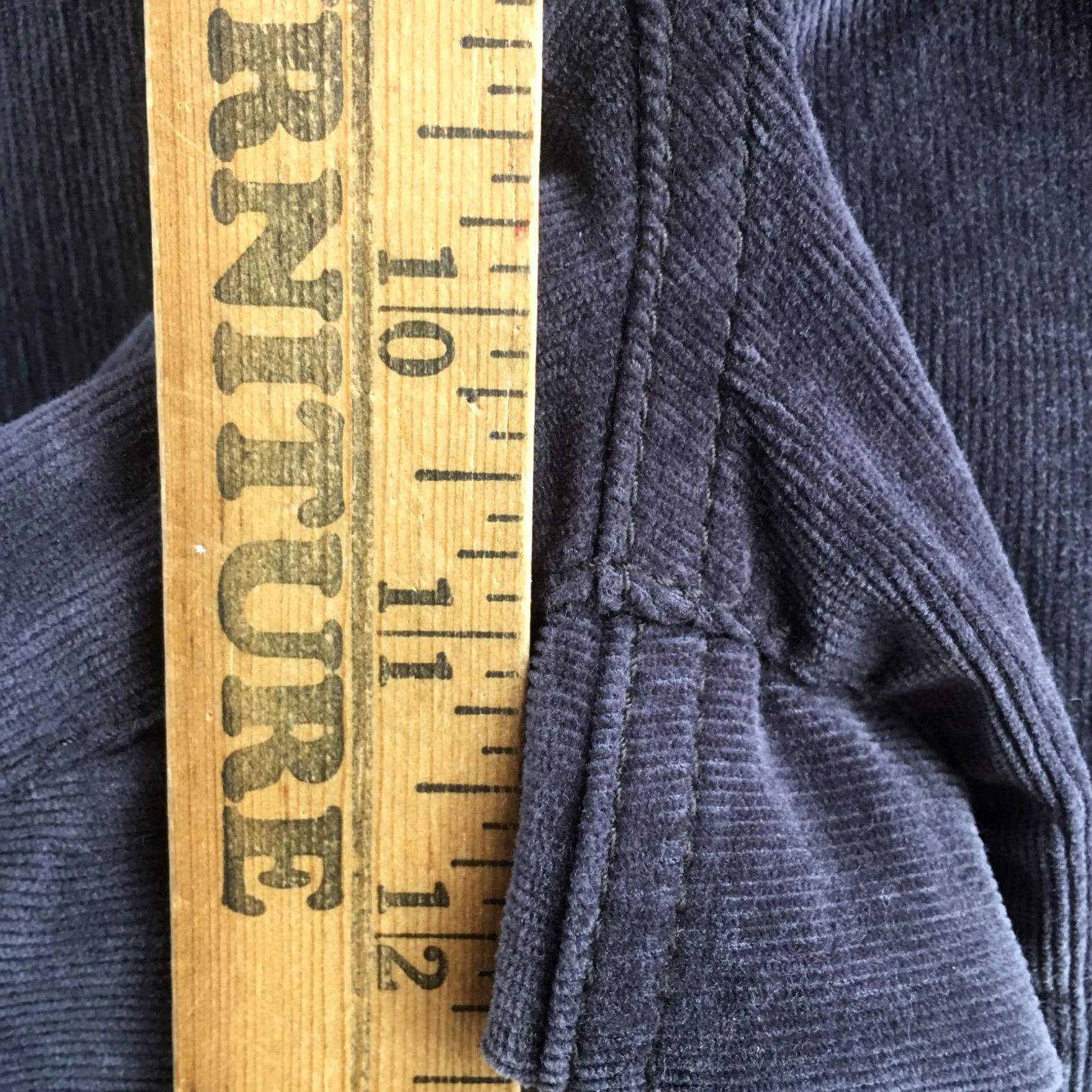 Vintage Bandolino Jeans Womens 12 Black Five Pockets High Rise Zip Fly Corduroy Medium Rise Five Pocket Design Denim Straight Classic Casual Pants Size 34" / US 12 / IT 48 - 7 Thumbnail