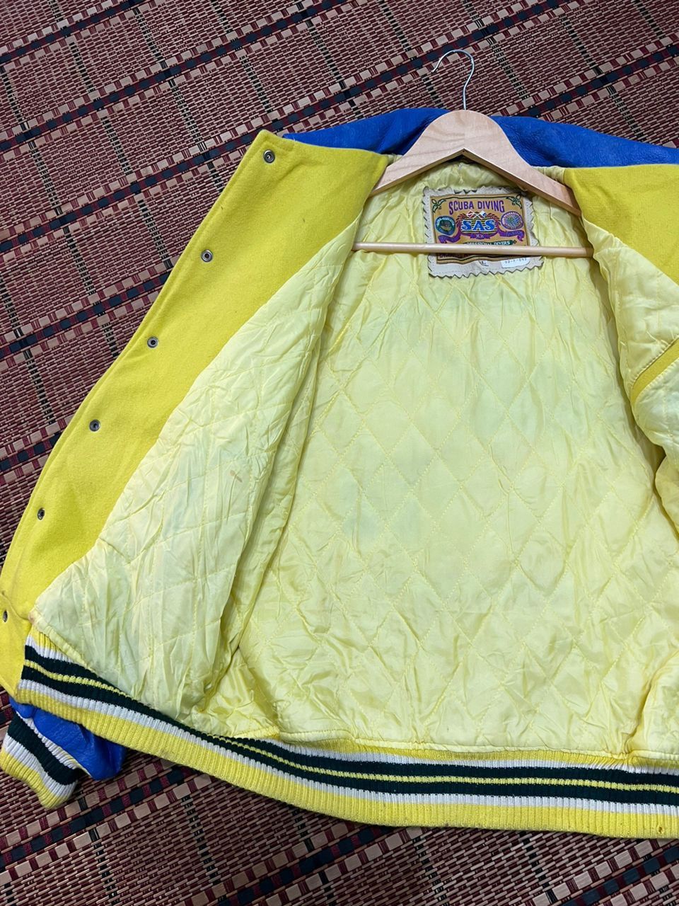 Vintage Vintage SAS Scuba Diving Varsity Jacket Size US L / EU 52-54 / 3 - 13 Thumbnail