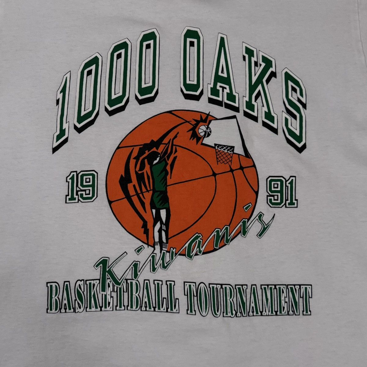 Other Vintage 1000 Oaks 1991 Kiwanis Basketball Tournament T-Shirt Size US XL / EU 56 / 4 - 2 Thumbnail