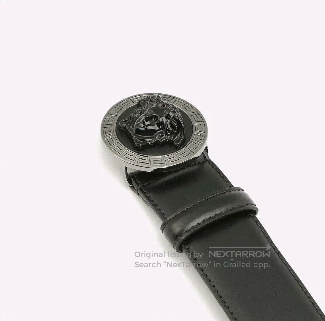 Versace VERSACE Men's Medusa Logo Belt. Size ONE SIZE - 3 Thumbnail