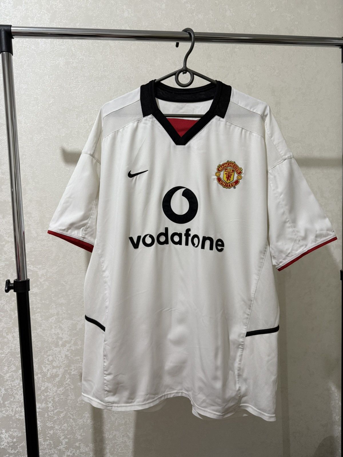 MANCHESTER UNITED NIKE 2002 AWAY FOOTBALLSHIRT SOCCER JERSEY