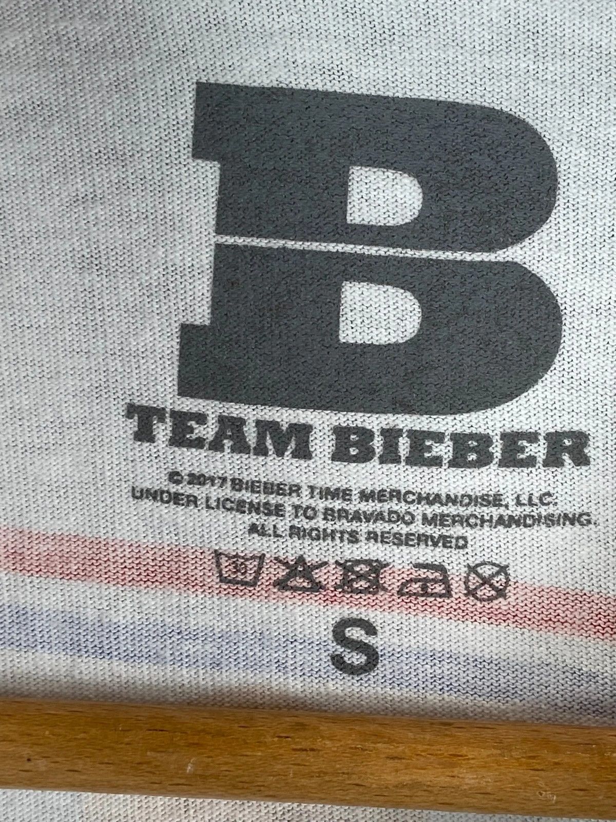 Other Team Bieber White Tee / Clean Tour Merch (S) Size US S / EU 44-46 / 1 - 6 Thumbnail