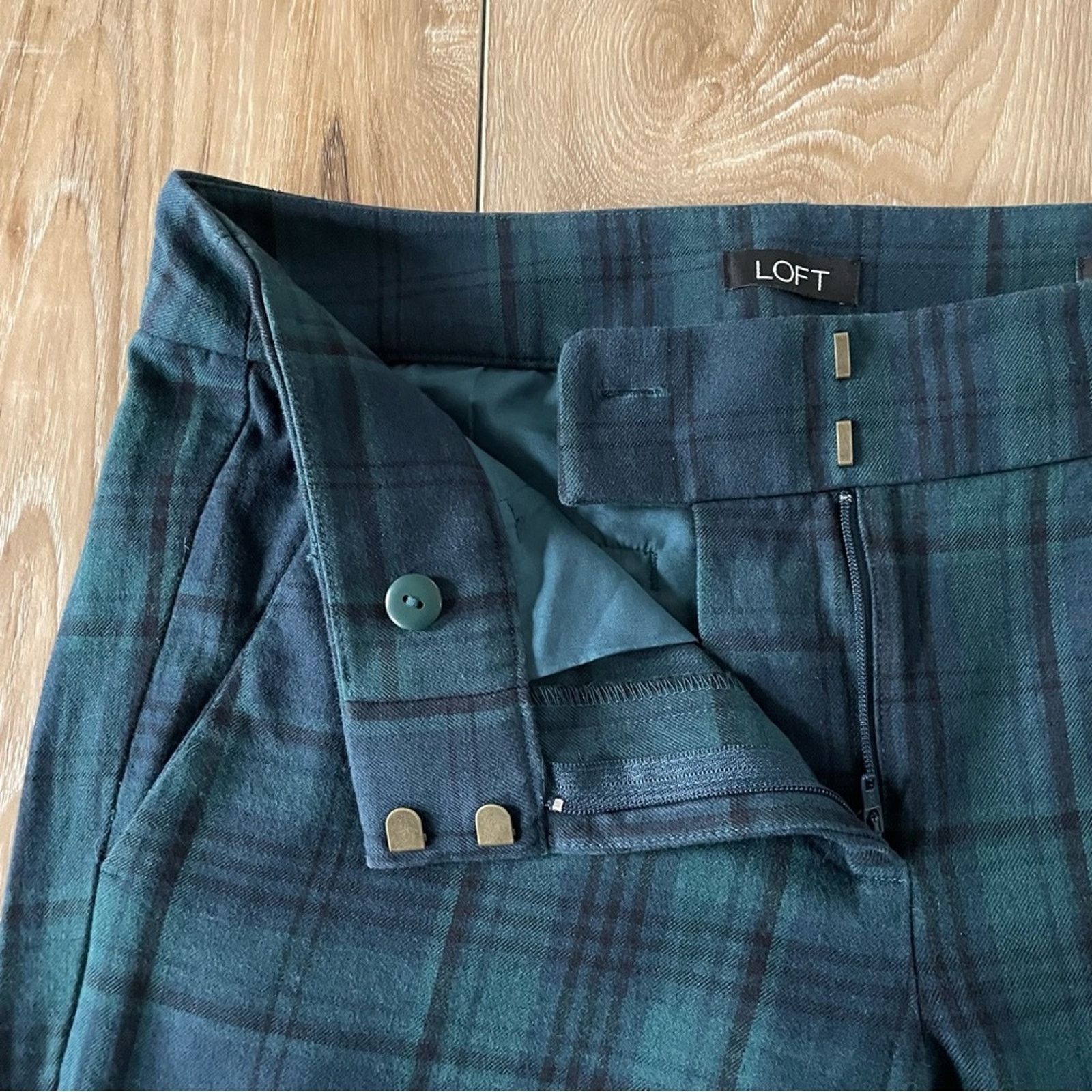 Loft LOFT Plaid Marisa Pant Size 27" / US 4 / IT 40 - 5 Thumbnail