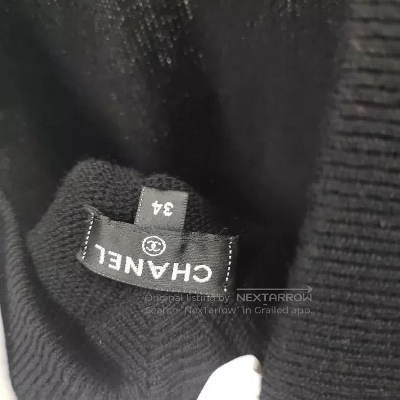 Chanel Chanel 17a black long-sleeved sweatshirt Size XXS / US 00 / IT 34 - 3 Thumbnail
